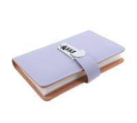 TOMETURE Locked Money Binder with Password Lock and Large Capacity Storage, Dual-Sided Insertion Savings Challenge Book for Home and Business Use, Waterproof Pu and Alloy Material Financial