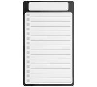 TOMETURE Magnetic Notepad Magnetic Refrigerator Notepad for Fridge Black Pet Material Smooth Writing Rustic Modern Farmhouse Style Daily Life