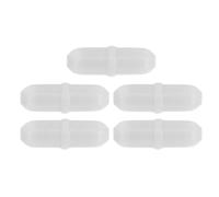 TOMETURE Magnetic Stirrer Bars PTFE with Versatile Functionality 5pcs White Mini Portable Stir Bars for Coffee Cups and Egg Mixtures for Home and Office Use