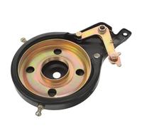 TOMETURE Metal Drum Bike Brake Rear Hub Assembly Kit for Electric Motorcycle, Safe and Practical Design, Lightweight Black Accessory for Reliable Braking Performance