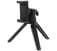 TOMETURE Mini Tripod Camera Holder and Stand for Phone with Flexible Ball Head, Universal Abs and Metal Material, for Watching Video Movies and Webcasts
