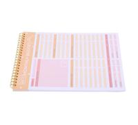 TOMETURE Monthly Budget Planner Notebook for Financial Management with Spiral Binding, Paper and Iron Materials, for Academic Purposes and Versatile Budget Planning