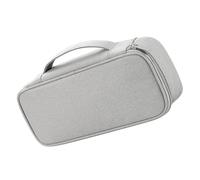 TOMETURE Multi-functional Digital Storage Case for Phone Accessories and Hard Disks with Removable Partitions and Smooth Zipper Design, New Jacquard Fabric Organizer Pouch Suitable