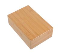 TOMETURE Natural Bamboo Yoga Brick to Balance and Flexibility with Smooth and Easy to Clean Design, Sturdy Wooden Block for Yoga Exercise and Home Fitness