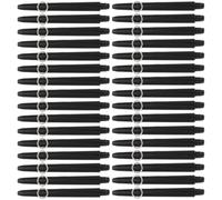 TOMETURE Nylon Dart Shafts for Amateurs and Professionals 100pcs with Standard Threading for Stable Flight, Black Darts Stems Accessories Suitable for Playing Indoors