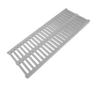 TOMETURE Outdoor Drainage Cover Channel Grate, 19.7x5.9" High Polymer Sewer Drainage Grates for Balcony Garage Floor, Heavy Duty Trench Cover for Yard Patio