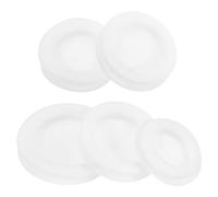 TOMETURE Piggy Bank Stoppers Replacement Plugs Classic Stylish Design PVC 5pcs Round Saving Box Bottom Caps, Easy to Insert and Remove for Suitable for Saving Box and Piggy Bank