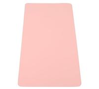 TOMETURE Pink Pu Leather Makeup Mat for Vanity Table and Dressing Table, Waterproof and Slip-Free with Thickened Pad, Scratch and Stain Resistant Surface Protector for Home and Office