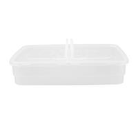 TOMETURE Pizza Dough Boxes Stackable Plastic Proofing Container with Lid and Handle for Dough Fermentation in Professional and Home Kitchen