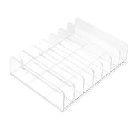 TOMETURE Plastic Eyeshadow Storage Box Cosmetic Organizer with Seven Layers, Lightweight and Scratch Resistant Multifunctional Display Stand for Store Counter or Dressing Table for Eye