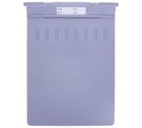 TOMETURE Plastic Nursing Clipboard - Hospital Case History Writing Board - Document File Organizer with Cover for Office Classroom (Grey)
