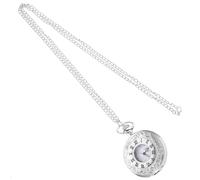 TOMETURE Pocket Watch and Hanging Chain Stainless Steel Alloy Material Color Classic Vintage with Roman Numerals Scale Portable and Light in Weight with Retro Style Gift for Men
