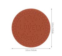 TOMETURE Portable Sticky Memo Pads Easy to Use Self-stick Notes 2pcs with Lovely Cookies Shaped Design, Reusable Paper Notepads for Office and School Use