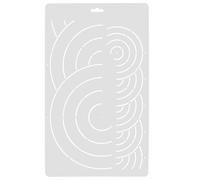 TOMETURE Quilting Template Sewing Template DIY Quilting Model White Pp Material Increase Creativity Work Efficiency for Embroidery and DIY Handmade Crafts