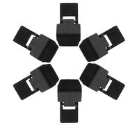 TOMETURE Reptile and Amphibian Terrarium Lock Clips 6pcs ABS Easy to Use Buckles for Secure Enclosures in Paludarium and Tropical Ecosystems