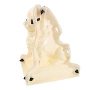 TOMETURE Reusable Plastic Concrete Lion Sculpture Mold with Precise Ornamental Details for Cement Casting, for Roman Style Porch and Outdoor Decor in Gardens and Courtyards