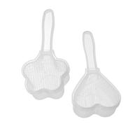 TOMETURE Rice Ball Molds Set Nonstick Pp Material 2pcs with Heart and Plum Blossom Shapes for Quick Onigiri Making, DIY Sushi Tool for Home Use