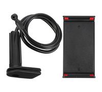 TOMETURE Rotating Phone Stand 360 Degree Clip-on Tablet Holder Strong Clamp Seat Easy to Fix on Table Black Random Style Lightweight Phone Holder Rack for Kitchen and Living Room