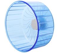 TOMETURE Silent Hamster Running Wheel Sky Blue Integrated Dual Bearing Exercise for Small Pets Including Hamsters Gerbils Mice and Chinchillas Pet Supply for Interactive Play and Fitness
