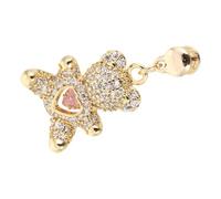 TOMETURE Silicone Watch Band Charm Golden Alloy Decorative Accessory | Creative Stylish Delicate Fashionable Unique Beautiful Look Adorable Shape , Practical and Decorative Use