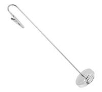 TOMETURE Silver Iron Memo Clip Holder Stand for Desk, Compact and Sturdy Paper Note Clip Suitable for Restaurants and Business Presentations, Simple Elegant Design