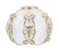 TOMETURE Small Hanging Light Shade - E27 Lampshade with Gold Metal Frame - Mini Decorative Indoor Light Bulb Cover for Ambient Lighting 1.7'' Hole Diameter