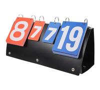 TOMETURE Sports Scoreboard: Portable Score Flipper, Reusable Manual Score Counter for Soccer, Table Tennis, Volleyball, Perfect for Family Party and School Games