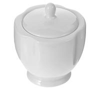 TOMETURE Sugar Bowl Ceramic White French Style 150ml for Home Dining