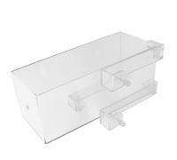 TOMETURE Suspended Acrylic Fish Tank for Betta Fish and Aquatic Pets, Space Saving and Easy Maintenance Aquarium Suitable for Desktop and Window Sills, Minimalist Sl esign for Beginners