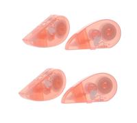 TOMETURE Tape Easy to Use Heart-shaped 2pcs for Students Material, and Simple Design to Fix Mistakes for School and Office Use