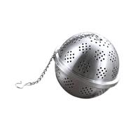 TOMETURE Tea Infuser Ball Reusable Mesh Spice Filter and Medicine Brewing 304 Stainless Steel with Long Chain and Clip for Brewing Loose Leaf Tea
