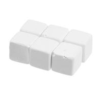 TOMETURE Teeth Grinding and Boosting Immune System White Mineral Stones 6pcs Mineral Block for Reptiles and Crabs for Lizard Terrariums and Reptile Habitat