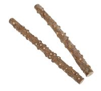 TOMETURE Terrarium Habitat Decoration with Suction Cups 2pcs Reptile Corner Climbing Sticks Natural Hardwood Branches for Lizard and Snake Climbing for Bearded Dragons and Crabs