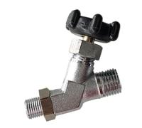 TOMETURE Three-Way Steam Iron Drain Valve for Boiler Steam Iron, High Reliability and Lightweight Stainless Steel Release Valve Suitable for Industrial Use