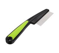 TOMETURE Tooth Comb Fine Dandruff Removal Comb Stainless Steel Teeth Ergonomic Handle Dandruff Removal Services Regular Hair Screening