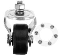 TOMETURE Trolly Jack 2 Ton Hydraulic Caster Wheel Accessory Made of Sturdy Steel with Efficient Support and Easy Installation for Car Floor Jack Repair and Replacement