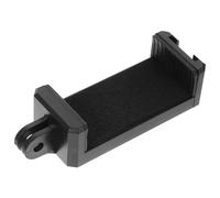 TOMETURE Universal Phone Holder for Selfie Stick and Tripod, Black Plastic Stable Phone Mount for Filming, Compatible with Smartphone Tripods and Hot Shoe Mounts