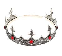 TOMETURE Vintage King Crown Lightweight and Sturdy for Men Metal Decorative Delicate Design Cosplay Party Headwear for Prom and Costume Accessories