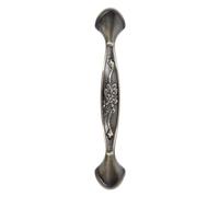 TOMETURE Vintage Zinc Alloy Kitchen Handle Pull for Cabinet Door and Closet, Brown Antique Wardrobe Door Handle with Easy Installation and Versatile Use, Rustic Drawer Pull for Cupboards
