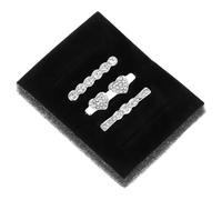 TOMETURE Watchband Sturdy and Will Not Deform 3 Pcs Silver Alloy Ring Charms Decorative Smartwatch Strap Accessories Compatible with Watch Strap for Friends and Family