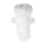 TOMETURE Wine Bottle Cover, for White Plush Fabric Reusable Christmas Decoration Beer and Wine Bottles for Home Party Tableware and Festive Adornment