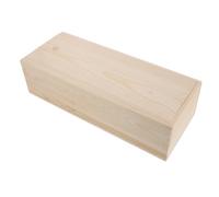 TOMETURE Wood Slide-Top Storage Box, Blank Rectangular Wood Box Crate, 11.8x4.8x3 Rustic Jewelry Organizer for Tea Bags, Souvenirs, Small Items Tidy & Accessible