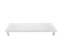 TOMETURE Wooden Monitor Stand Riser Reduces Neck and Eye Strain with Simple Elegant Design Promotes Neat and Orderly Work Environment for Computer for Home and Office Use