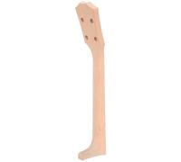 TOMETURE Wooden Ukulele Neck for Handwork DIY Concert Ukulele Fingerboard Lightweight Wooden Neck Head Suitable for Use at Home and DIY Assembly
