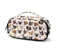 Tomeusey Cute Dogs Medication Cooler Bag Insulin Travel Case Lightweight Medical Insulated Storage Case for Insulin Pen and Medication Diabetic Supplies,Diabetic Supplies for Women Men