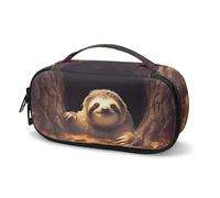 Tomeusey Cute Sloth Diabetic Supplies and Insulin Diabetic Care Kits Organizer Holder for Insulin Pens and Blood Glucose Monitor Supplies,Diabetes Storage Bag for Glucose Meter