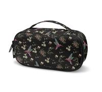 Tomeusey Insulin Cooler Travel Case Diabetes Storage Bag for Glucose Meter Insulin Pen & Diabetic Supplies,Hummingbird Floral Insulated Cool Organizer for Diabetic Medication