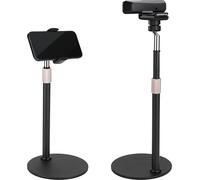 TomGear B15 All-Metal Webcam/Phone Desk Stand - 27-44cm Adjustable, 360° Swivel Mount for Webcam C960 C930e C930 C920 C920S C922x C922 Brio 4K C925e C615 and Other Devices with 1/4"
