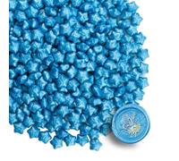 Tomgenrine Premium Wax Seal Beads - 320 Shiny blue Sealing Pellets for Letters, Greeting Cards, Wine Bottles & Crafts | Professional Quality for Wedding Invitations, Party Decor & DIY Projects