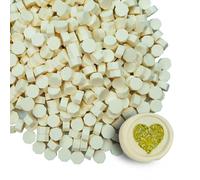 Tomgenrine Premium Wax Seal Beads - 520 Milk White Sealing Pellets for Letters, Greeting Cards, Wine Bottles & Crafts | Professional Quality for Wedding Invitations, Party Decor & DIY Projects